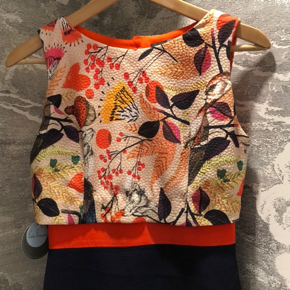 Eva Franco Aria Dress in Birds and Bees print - Picture 4 of 8